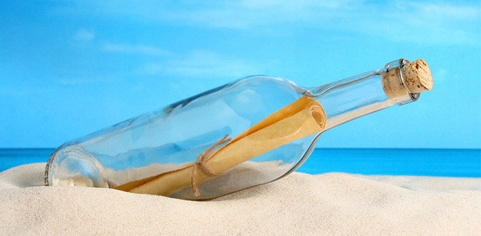 message in a bottle